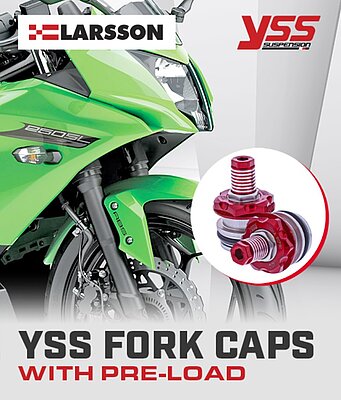 YSS Fork Caps with Pre-Load Adjustment