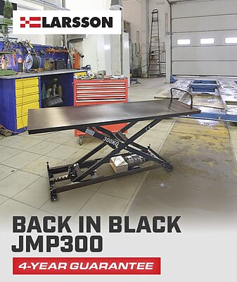 JMP300 MOTORCYCLE LIFT FROM LARSSON UK